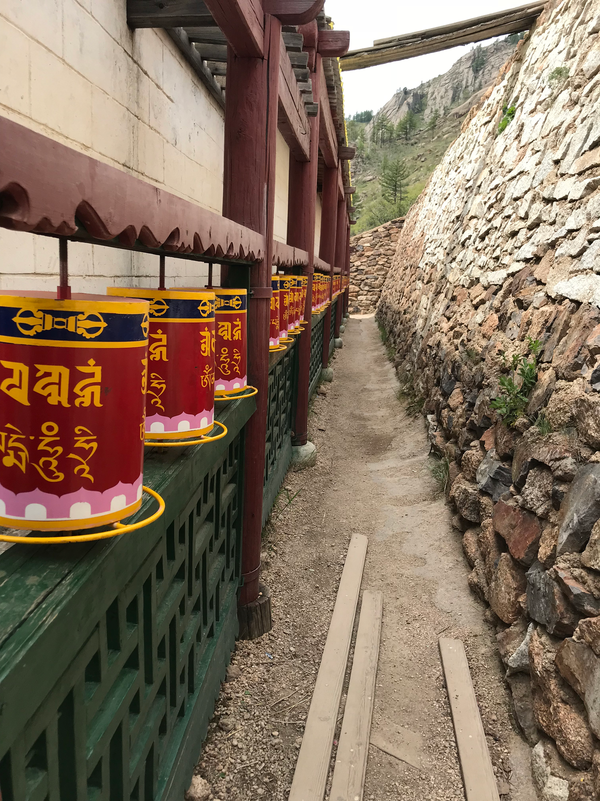 Photo 2a: Mantras du temple
